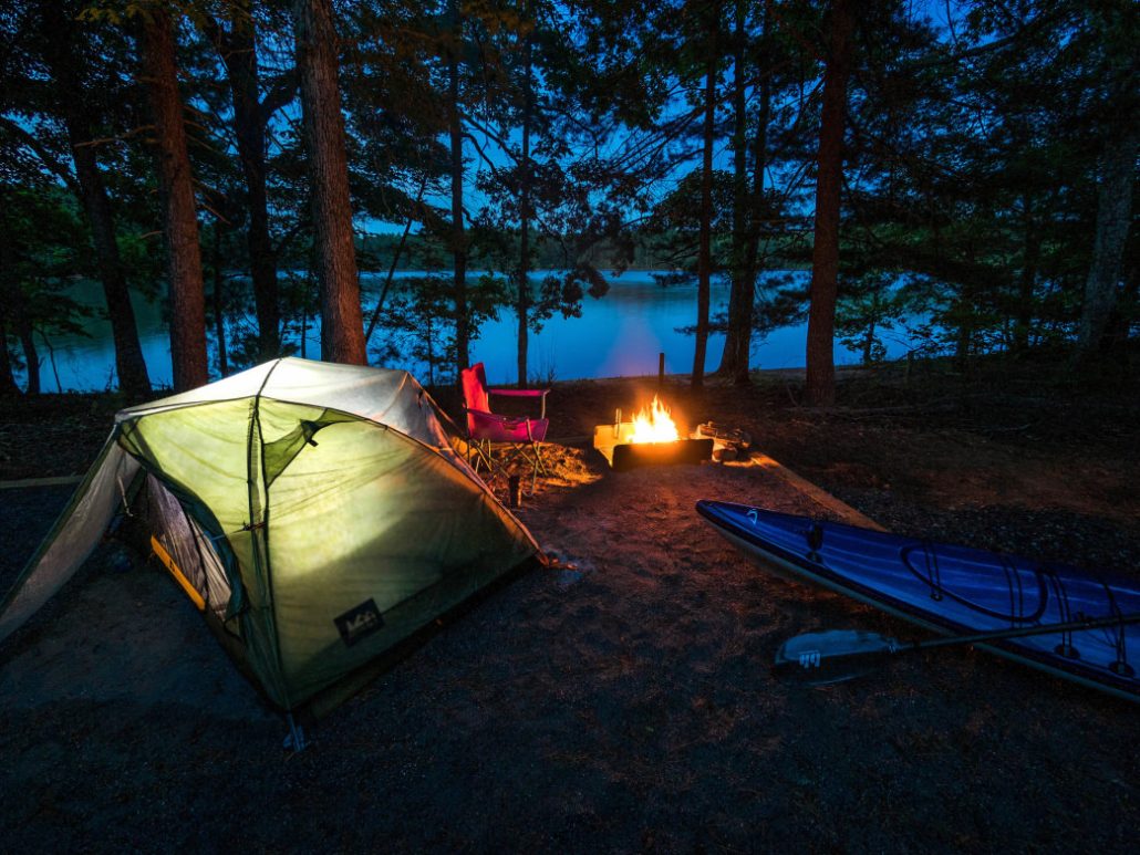 With 30 sites available at multiple locations, the paddle-in camping option...